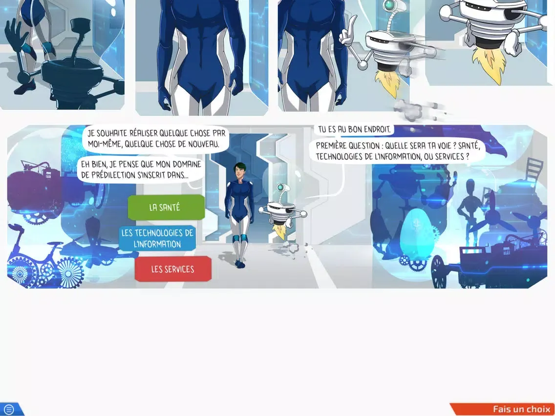 Tangkapan layar Innoprenons, si tu peux iPad 