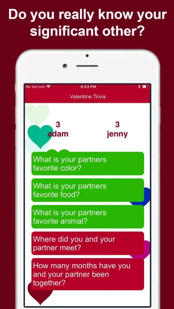 Скриншоты My Valentine Trivia