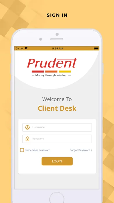 Prudent Client Desk Ekran Görüntüleri