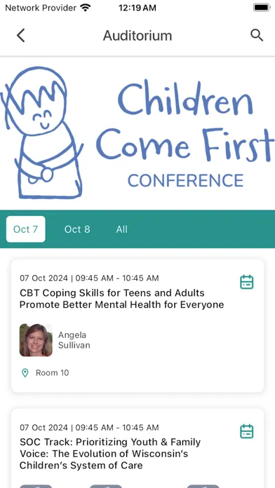 Zrzuty ekranu WI CCFC Children Come First