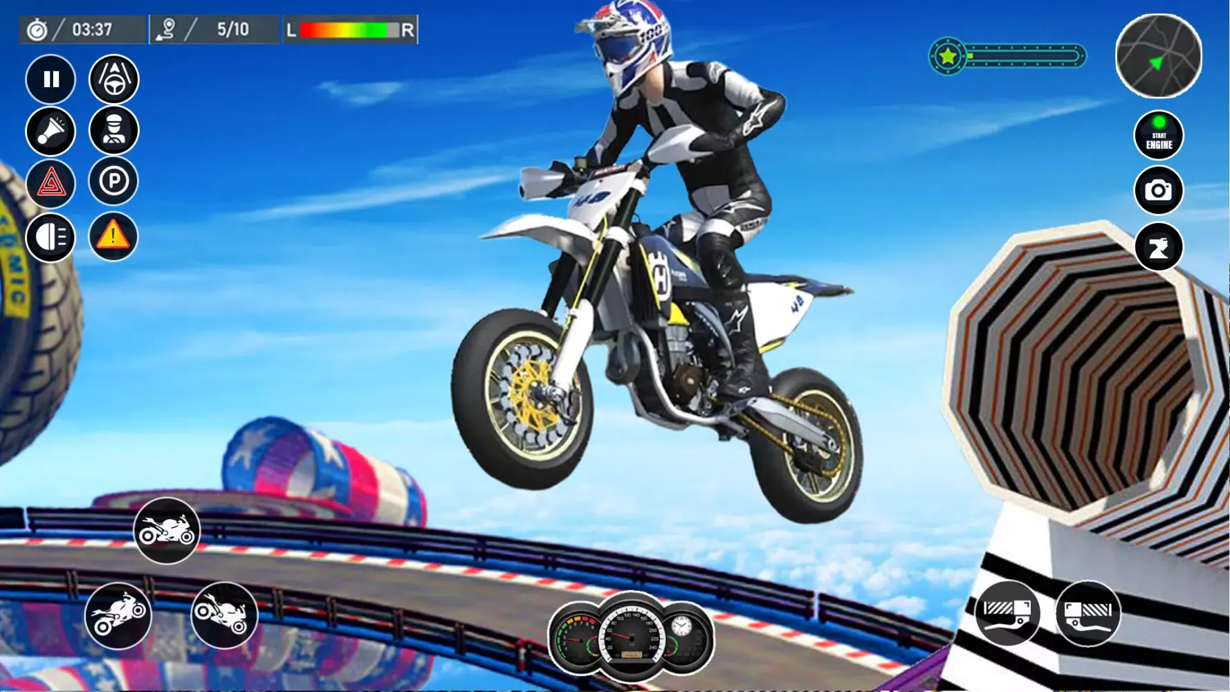 Highway Bike Riding Game Screenshots