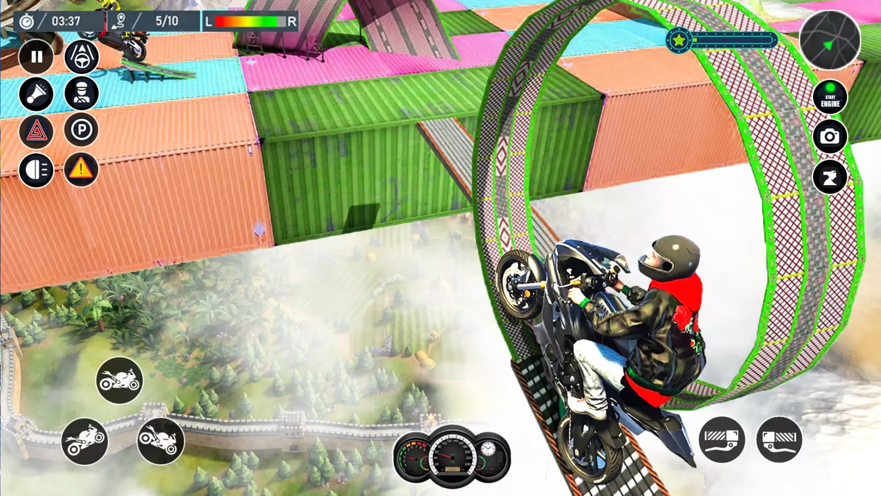Highway Bike Riding Game Screenshots