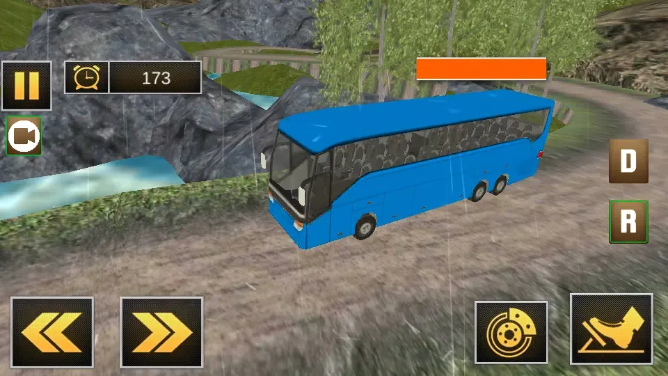 Mountain Road Bus Diving Game Screenshots
