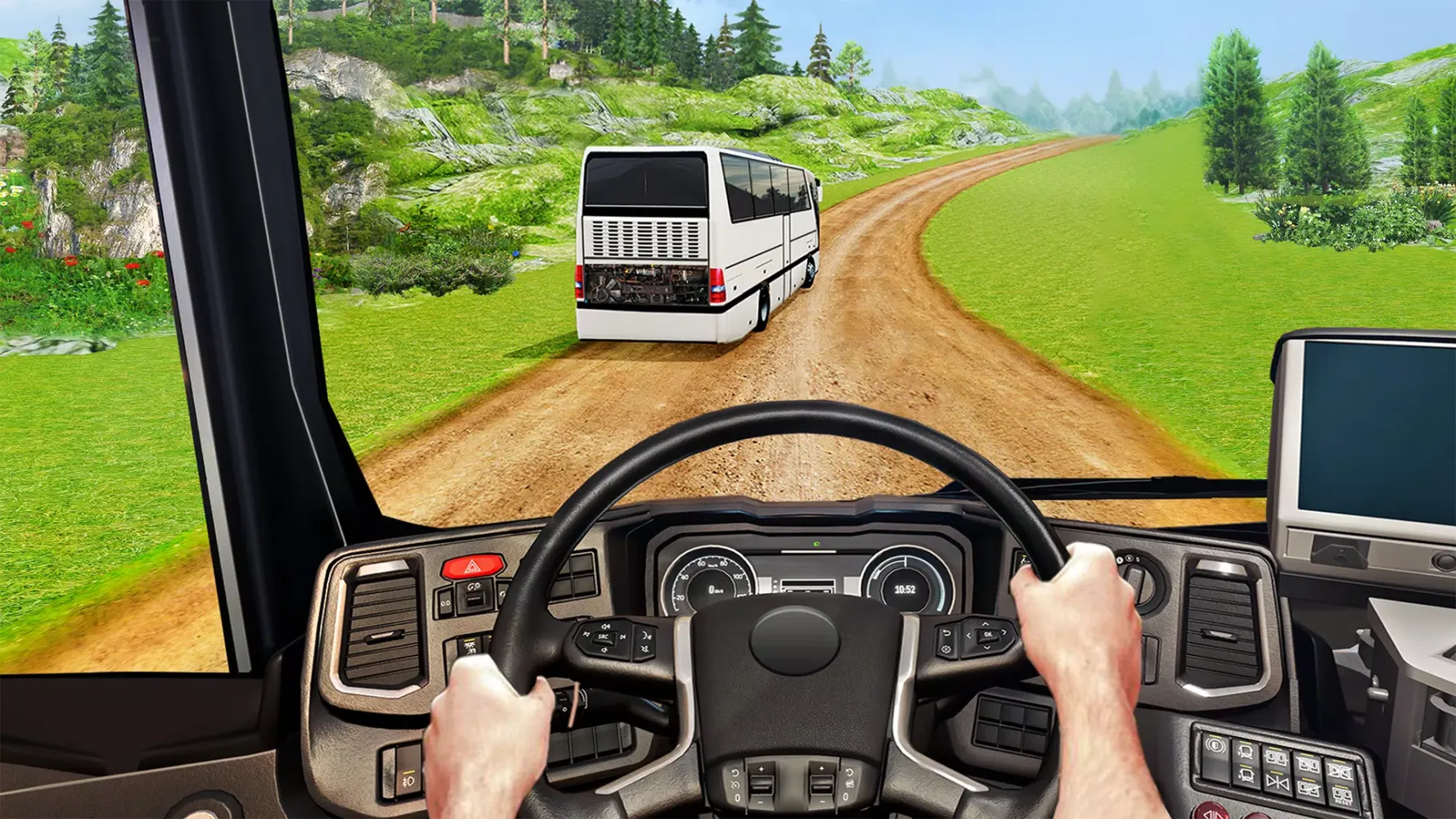 Mountain Road Bus Diving Game Screenshots