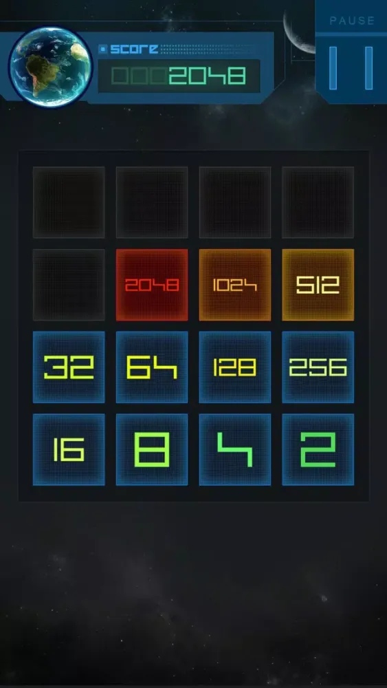 Capturas de tela do 2048 Independence Day：Resurgence - 2016 fantastic blocken number tap game