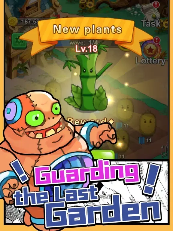 Zombie Defense - Idle Game iPad 應用截圖