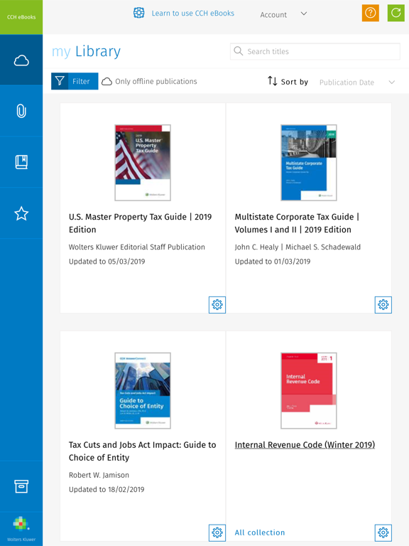 CCH eBooks iPad 应用截图
