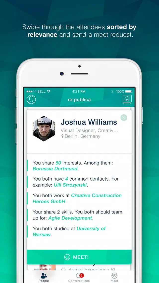 Screenshot di Hidence - Networking at Conferences and Events