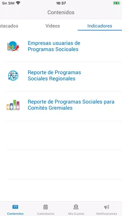 Capturas de pantalla de CChC