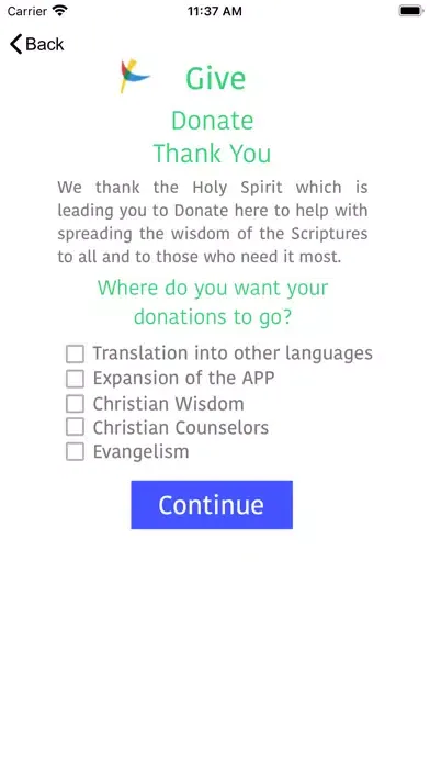 Capturas de tela do Christian Wisdom