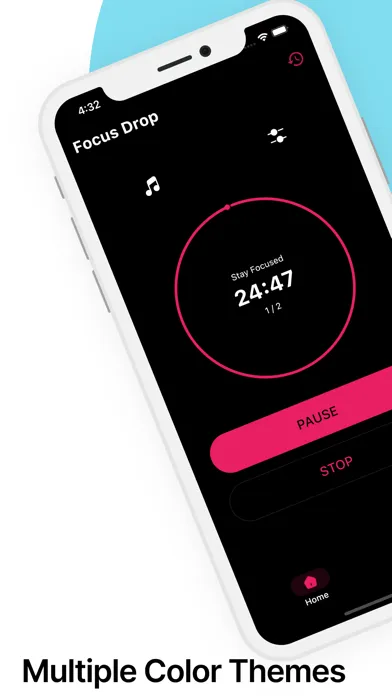 Tangkapan layar Focus Drop: Productivity Timer