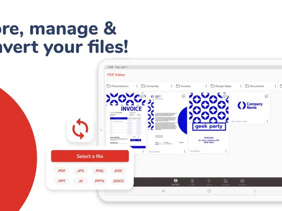 Capturas de pantalla de PDF Read - Edit, Sign & Fill iPad 