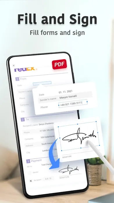 Capturas de pantalla de PDF Read - Edit, Sign & Fill