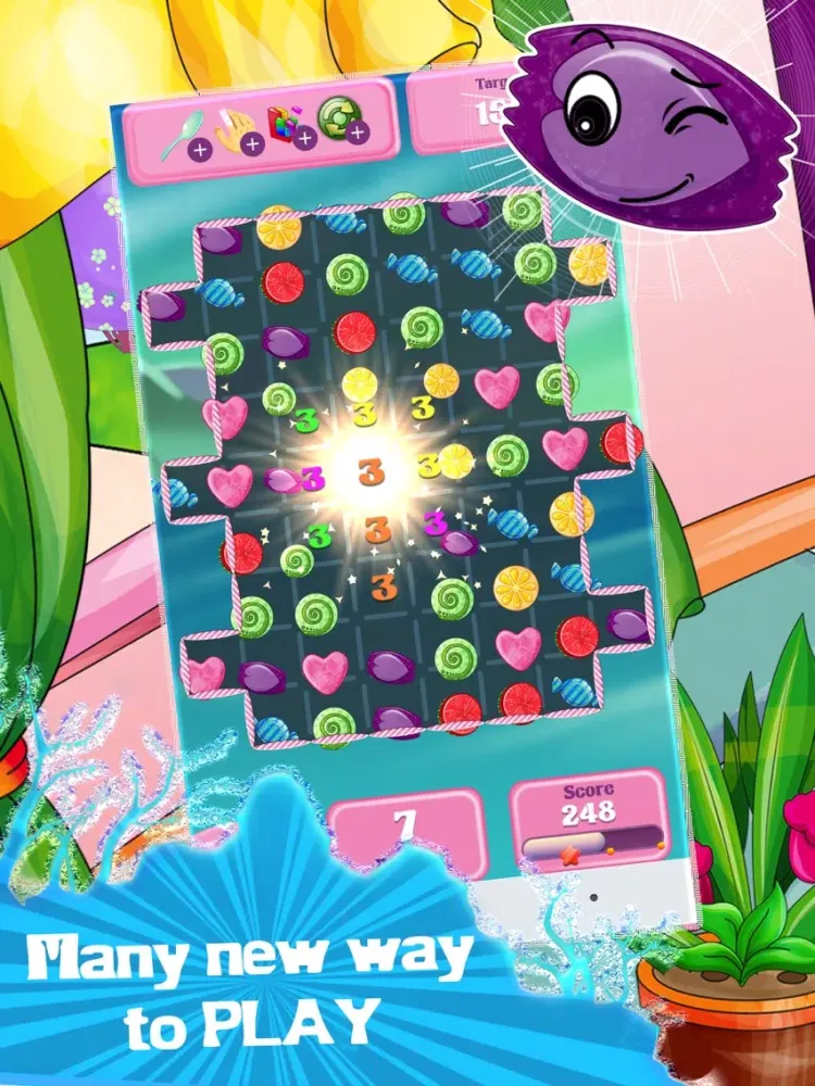 Candy gala heroes iPad  स्क्रीनशॉट
