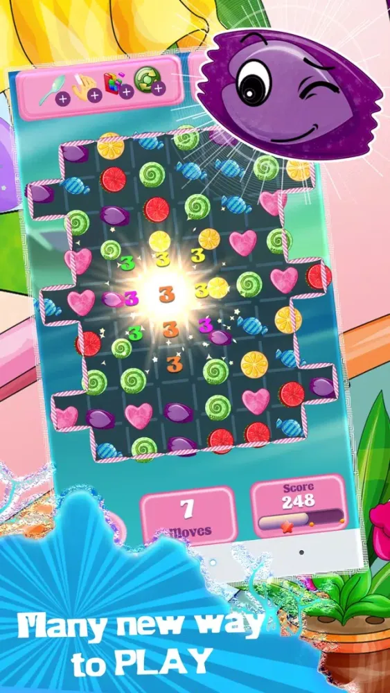 Candy gala heroes स्क्रीनशॉट