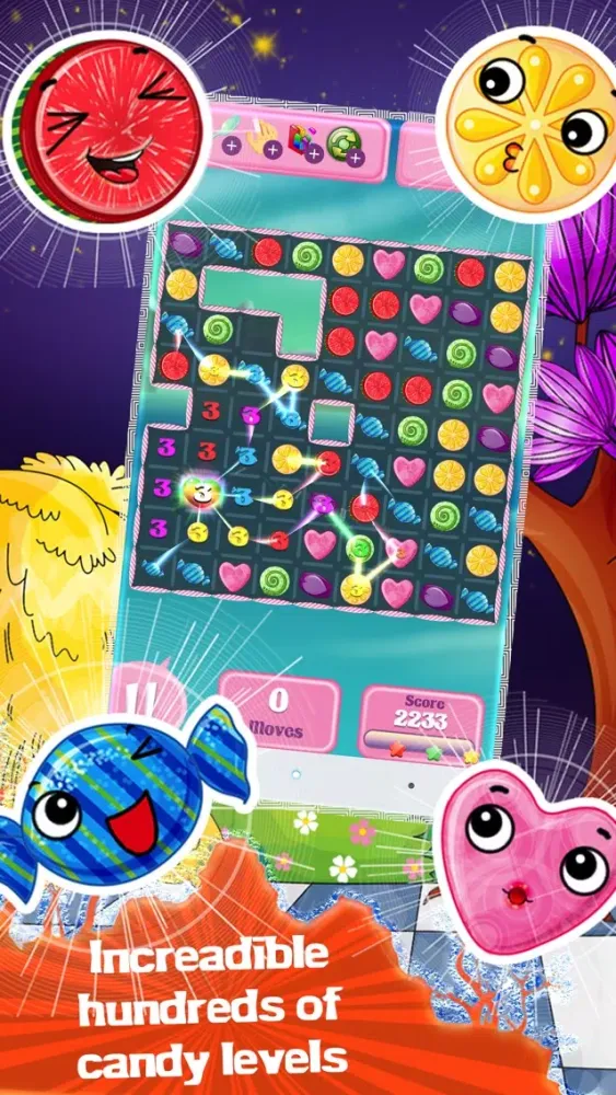 Candy gala heroes स्क्रीनशॉट