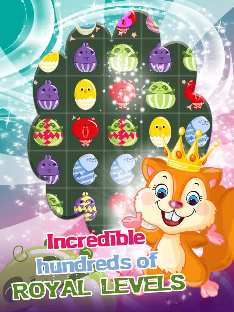 Tangkapan skrin Candy Royal Blast - Best Free Crush Game iPad 