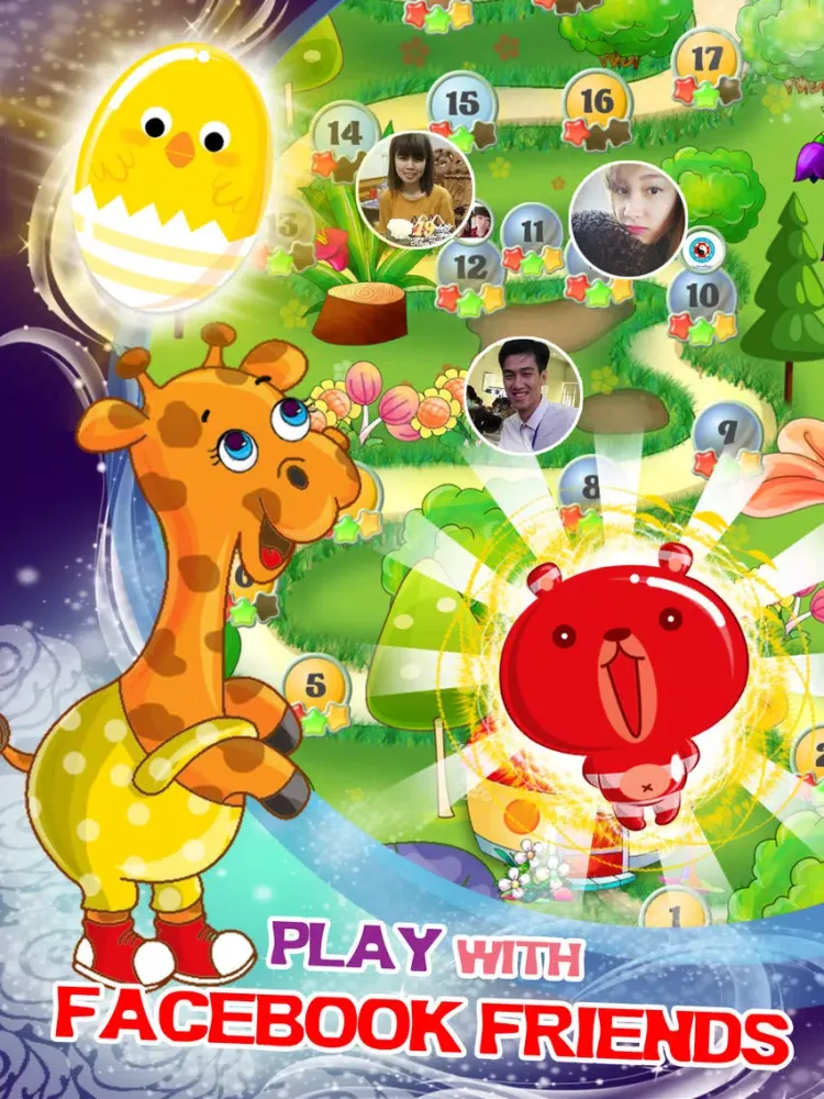 Tangkapan skrin Candy Royal Blast - Best Free Crush Game iPad 