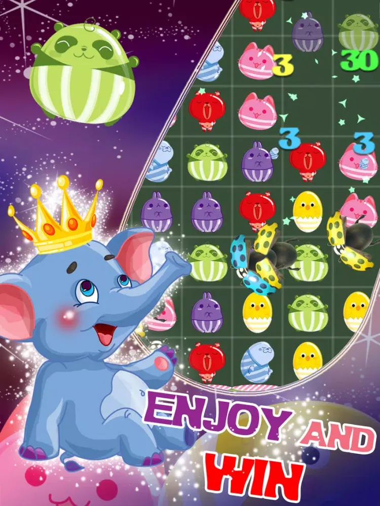 Tangkapan skrin Candy Royal Blast - Best Free Crush Game iPad 