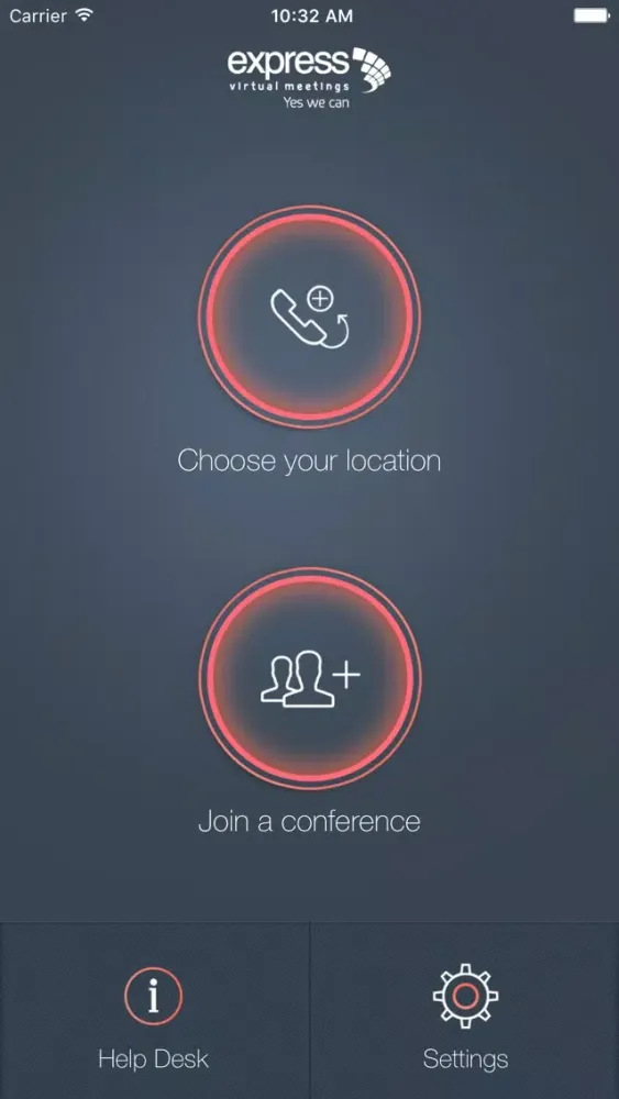 Ảnh chụp màn hình của EXPRESS CONNECT