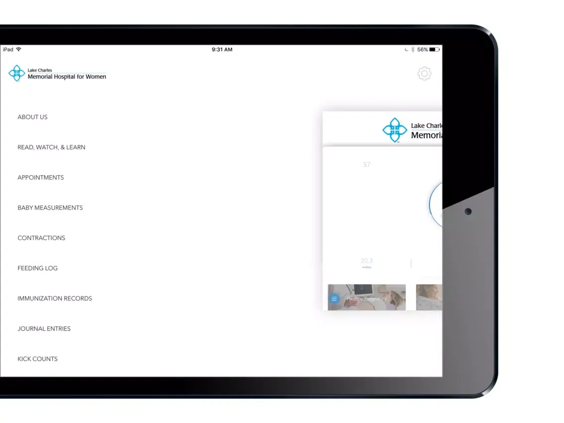 Tangkapan skrin MemorialMommy iPad 