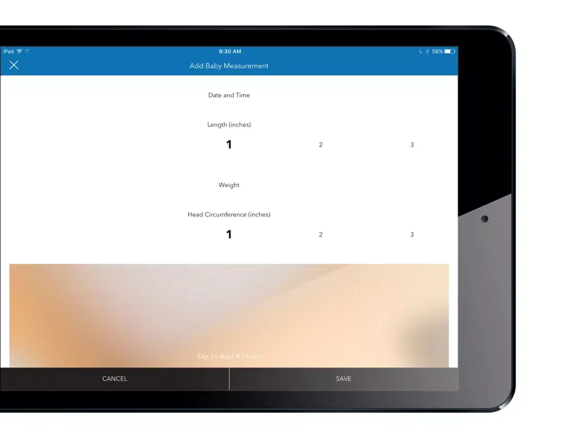 Tangkapan skrin MemorialMommy iPad 