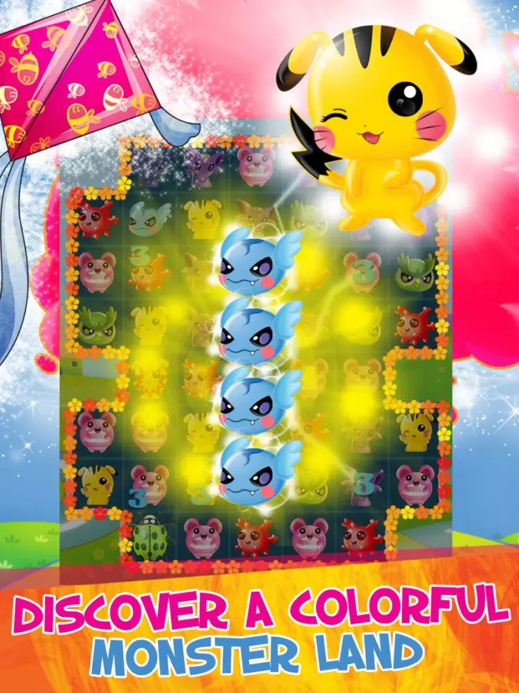 Capturas de tela do Monster Royal Match - Best Free Match-3 Game iPad 