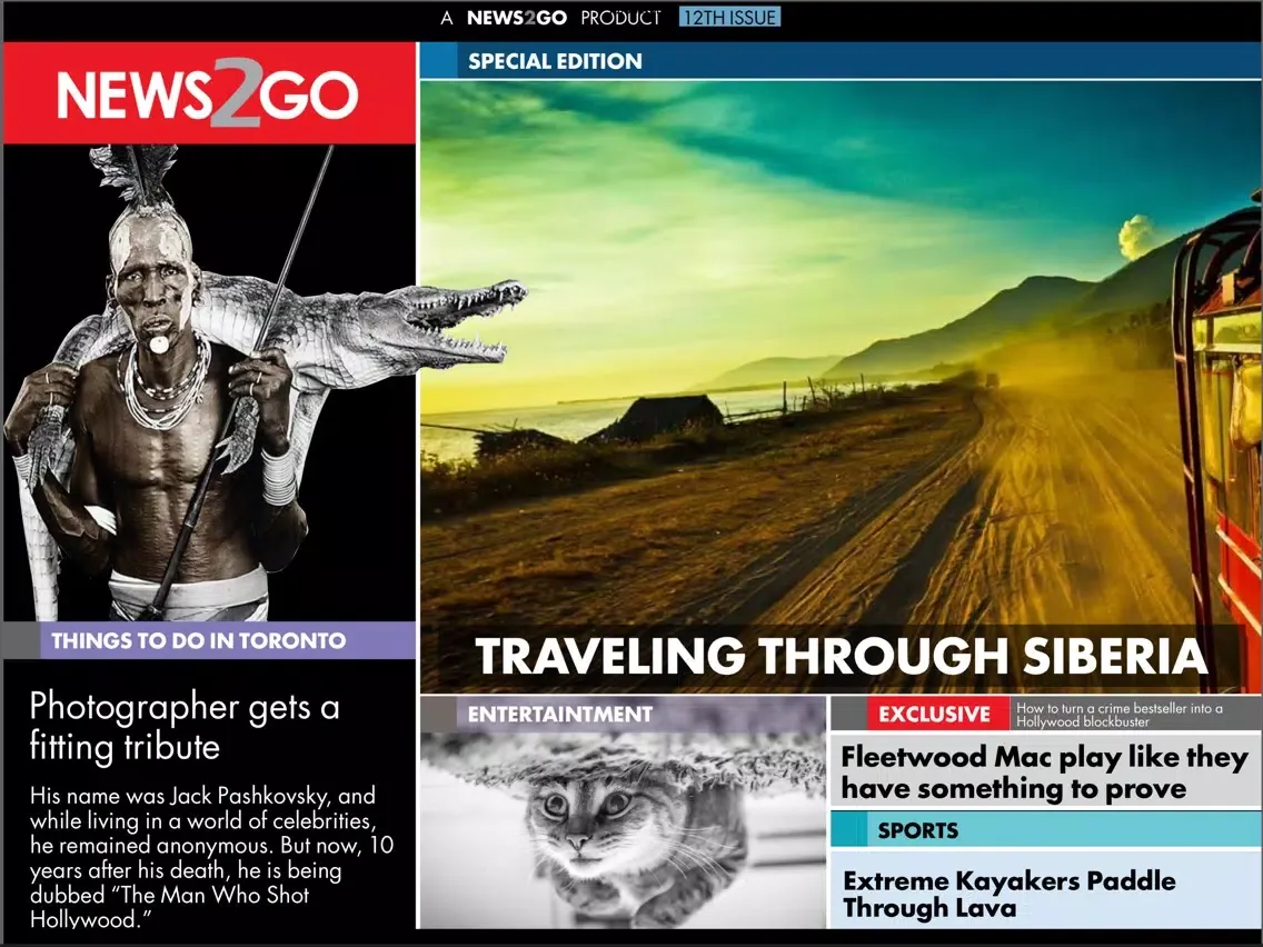Скриншоты CCI eNews iPad 