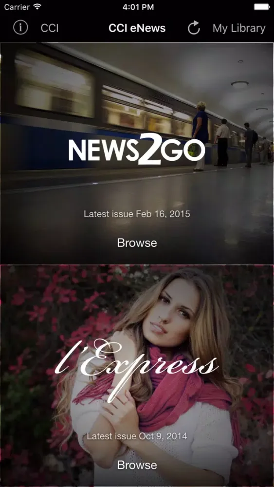 Скриншоты CCI eNews