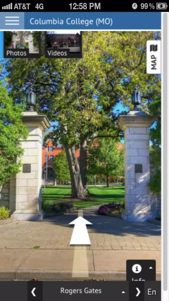 Tour Columbia College سکرین شاٹس