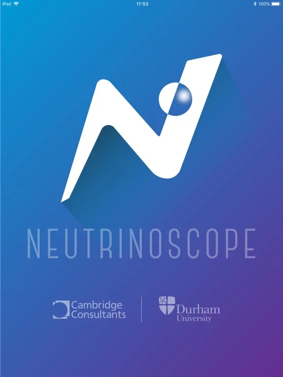 NeutrinoScope iPad 應用截圖