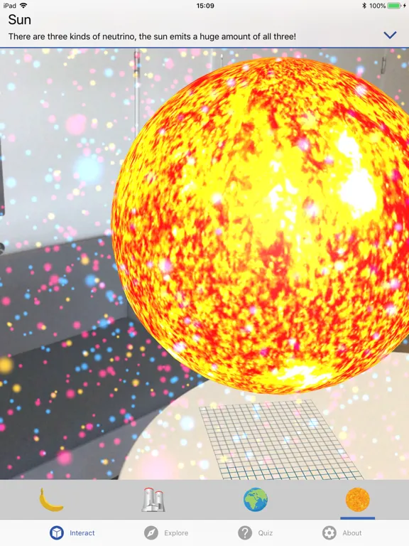 NeutrinoScope iPad 應用截圖