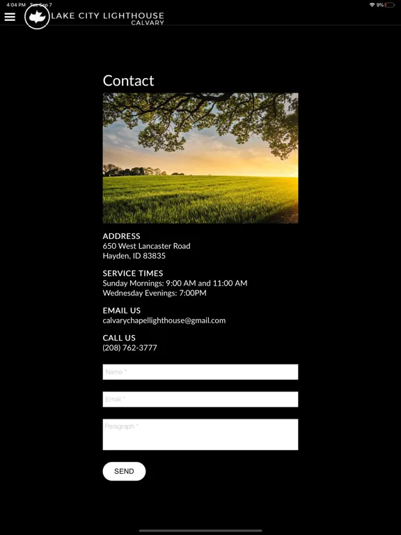Calvary Chapel Lighthouse iPad  스크린샷