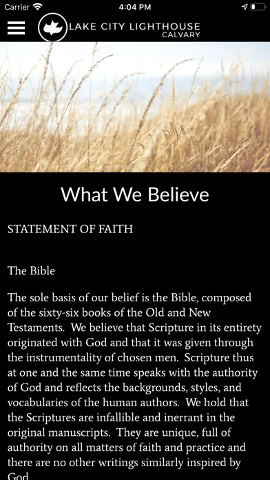 Calvary Chapel Lighthouse 스크린샷