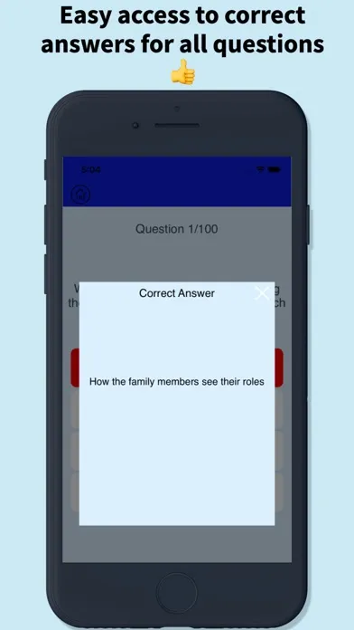 CCM Quiz Test Screenshots