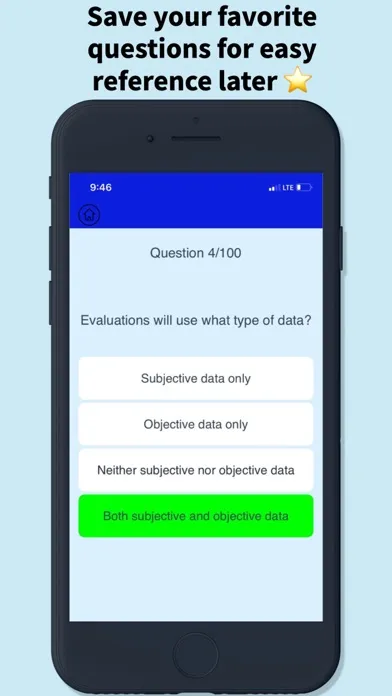 CCM Quiz Test Screenshots