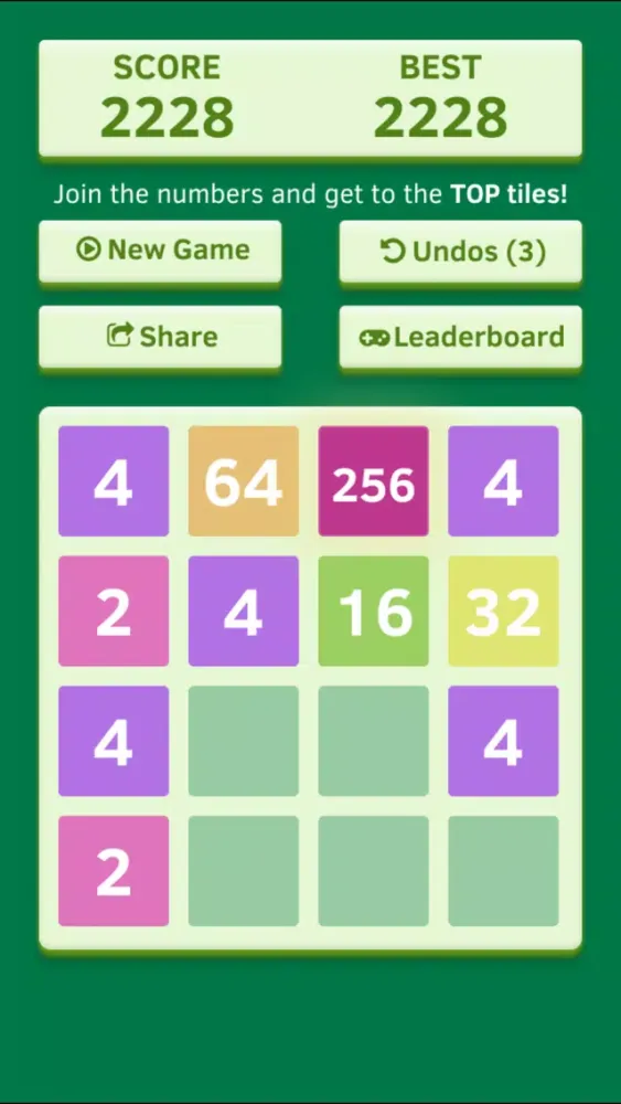 Number Tiles Challenge - free impossible 2048 game edition स्क्रीनशॉट