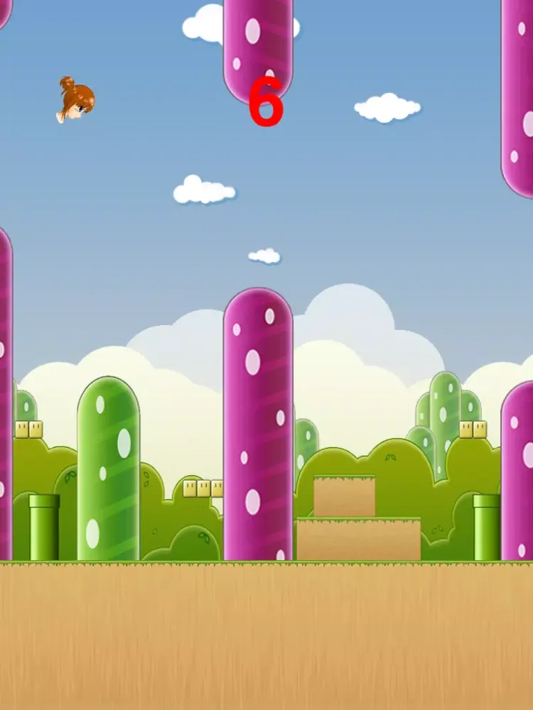 Brave Girl HD - The impossible smash hit flappy party racing game free farm snappy jump bouncing quest crush 2048 bullet & rushing heroes boom cookie pipe mania saga like flying tiny birds vs fly trials birdie jam squishy bird,end of Miley Cyrus Edition iPad  Screenshots