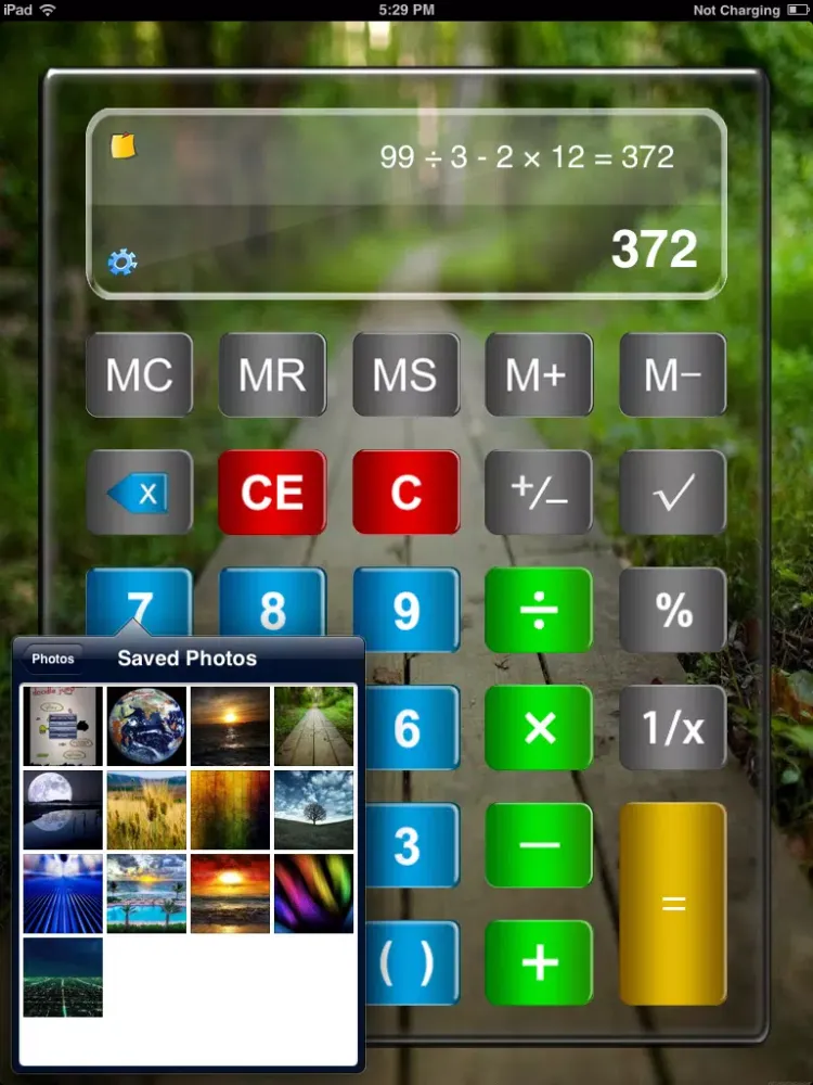 Ảnh chụp màn hình của Calculator Elite Free - calcultor for ipad,iphone with smash hit formular display & paper tape iPad 