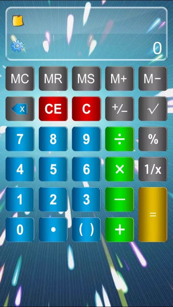 Ảnh chụp màn hình của Calculator Elite Free - calcultor for ipad,iphone with smash hit formular display & paper tape