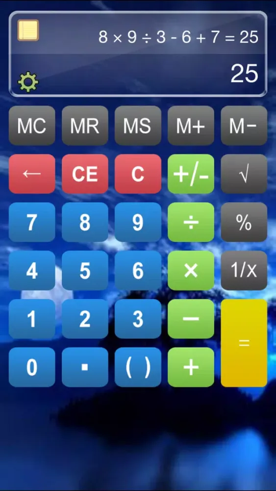 Calculator HD% Free - Basic Calculater App Pro with Formula Display & Notable Paper Tape for the iPad,iPhone and iPod Screenshots