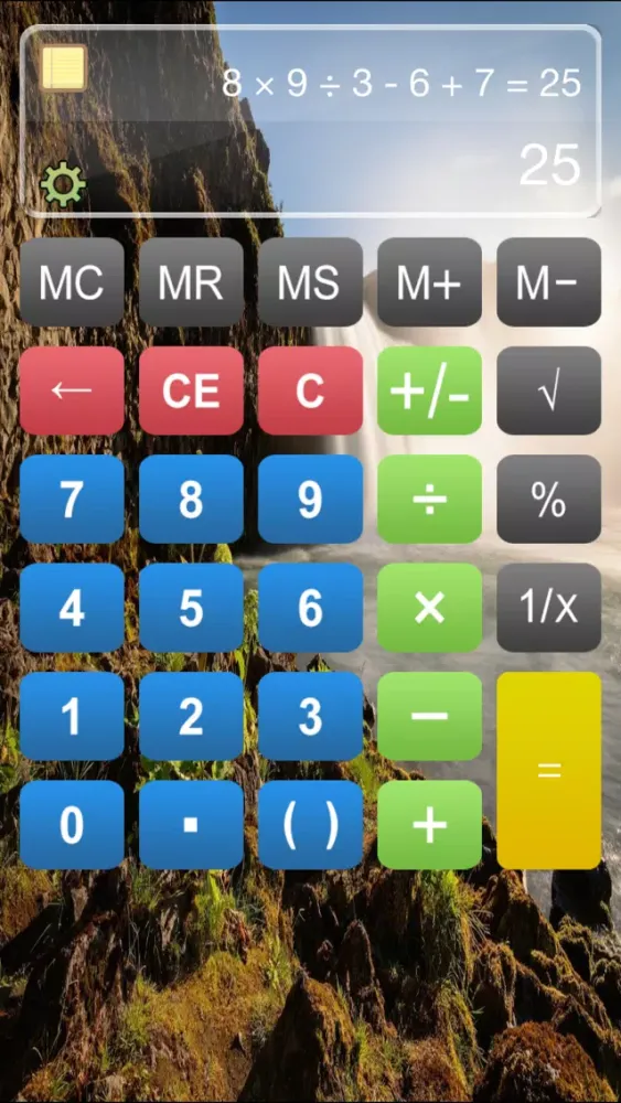 Calculator HD% Free - Basic Calculater App Pro with Formula Display & Notable Paper Tape for the iPad,iPhone and iPod Screenshots