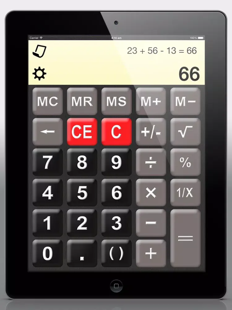 Скриншоты Calculator HD° Free - The smash hit calculator with formular display & paper tape iPad 