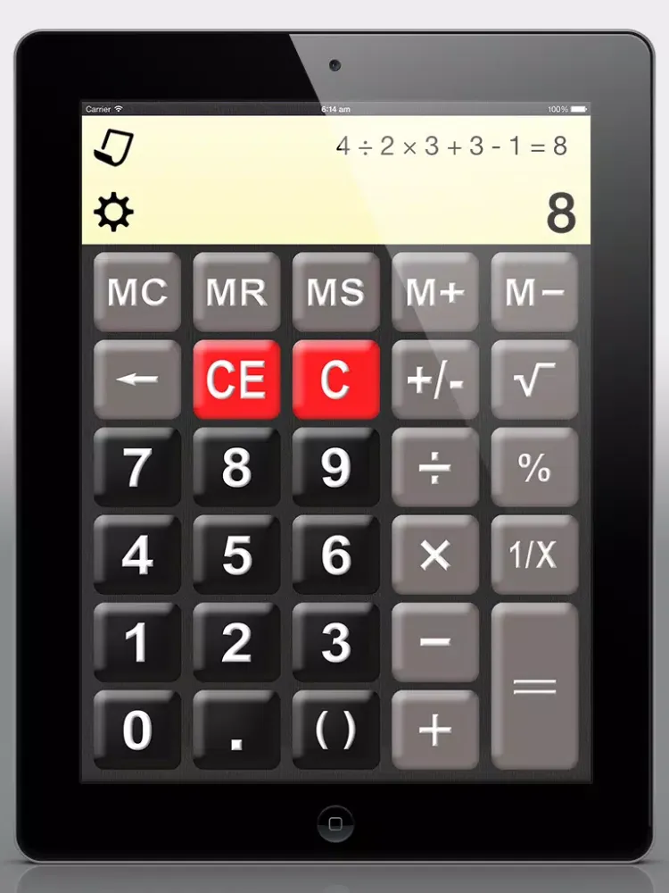 Скриншоты Calculator HD° Free - The smash hit calculator with formular display & paper tape iPad 