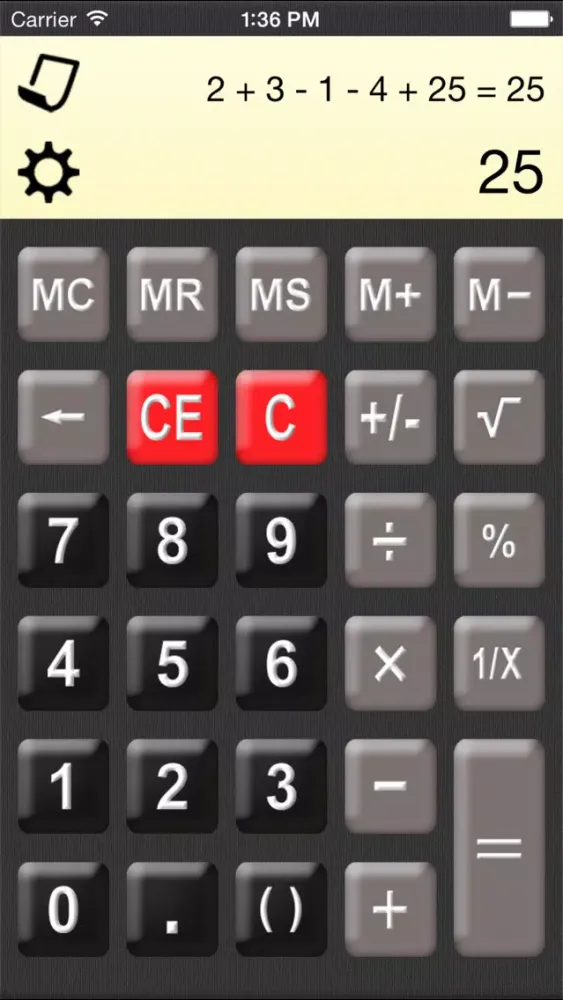 Скриншоты Calculator HD° Free - The smash hit calculator with formular display & paper tape