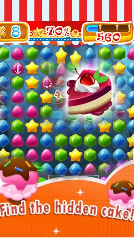 Ảnh chụp màn hình của Candy Bomb Blast Journey