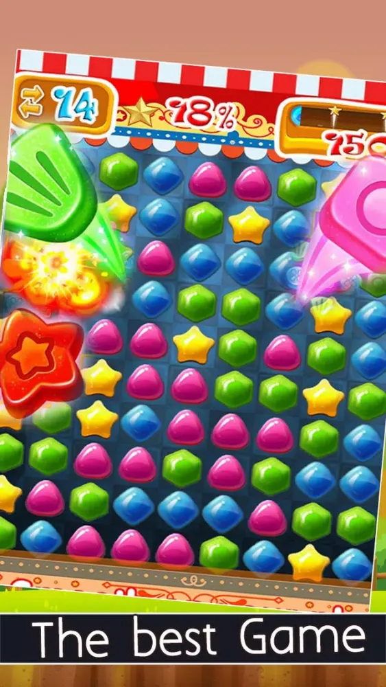 Tangkapan layar Smasher Candy Line - Pop Candy Boom Edition