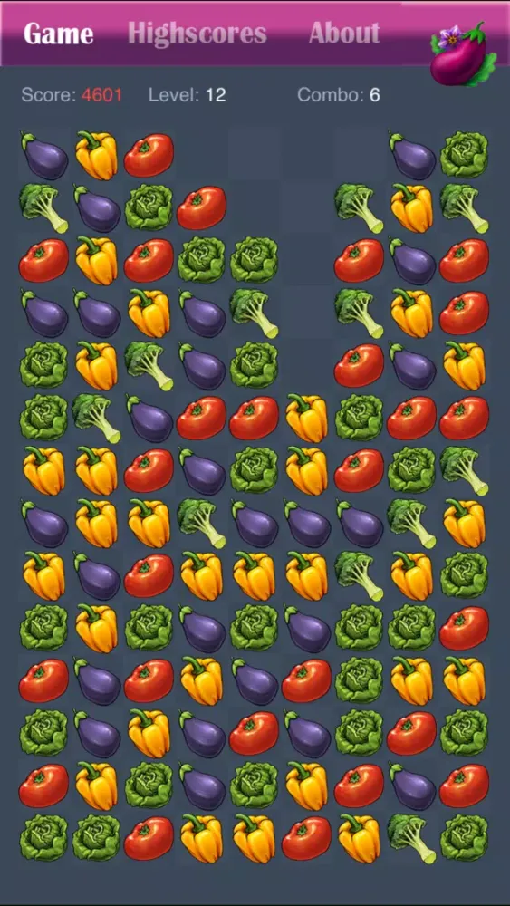 Vegetable Blast Mania - smash hit farm vegetable crush heroes game free Screenshots