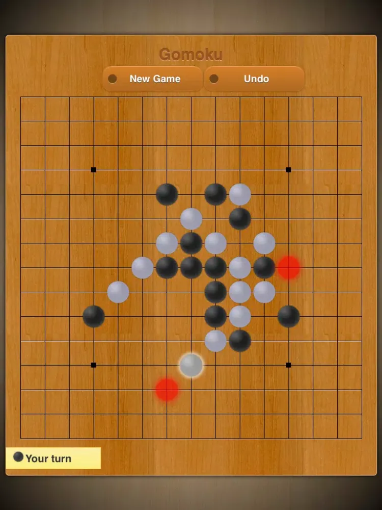 Gomoku Free - A five in a row game iPad  스크린샷