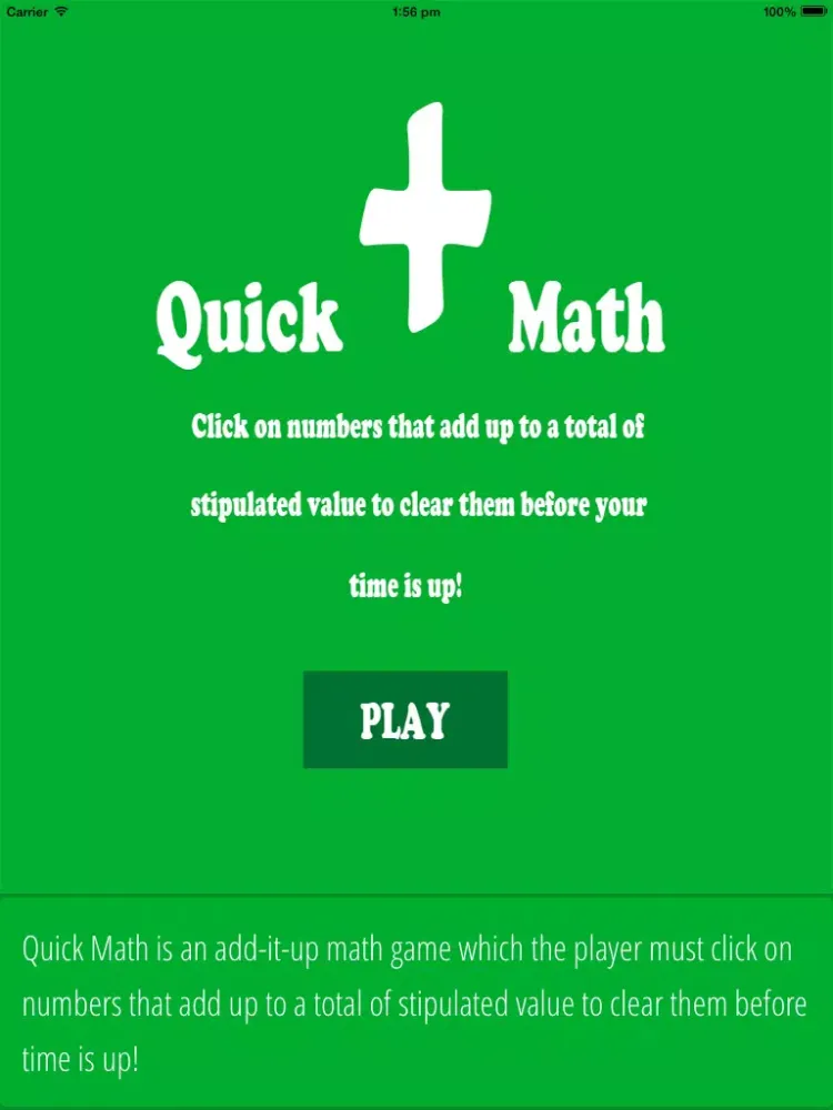 صور Quick Addition Free - fast math and quick math for kids iPad 
